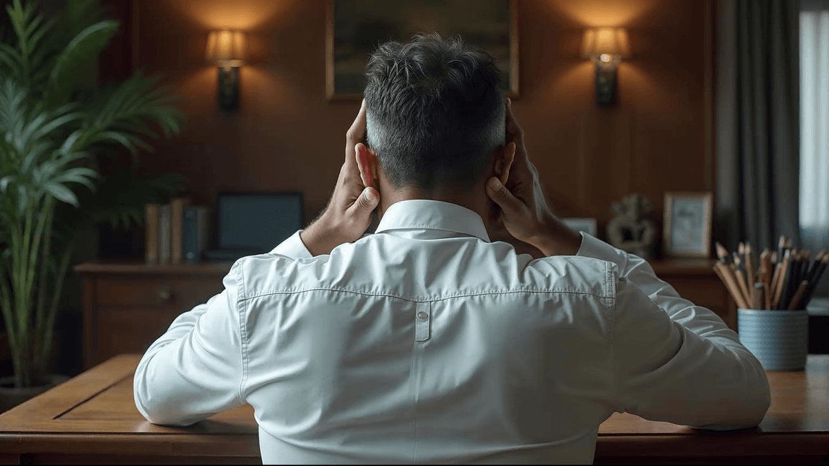 Investigação cansaço sem causa aparente · still-life editorial C+Med · saúde hormonal masculina