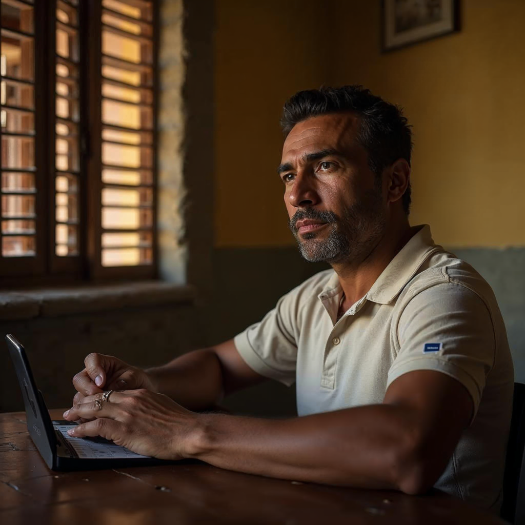 Gerente de Itaberaba em consulta de rastreamento oncológico preventivo integrado na Clínica C+Med, Chapada Diamantina, Bahia